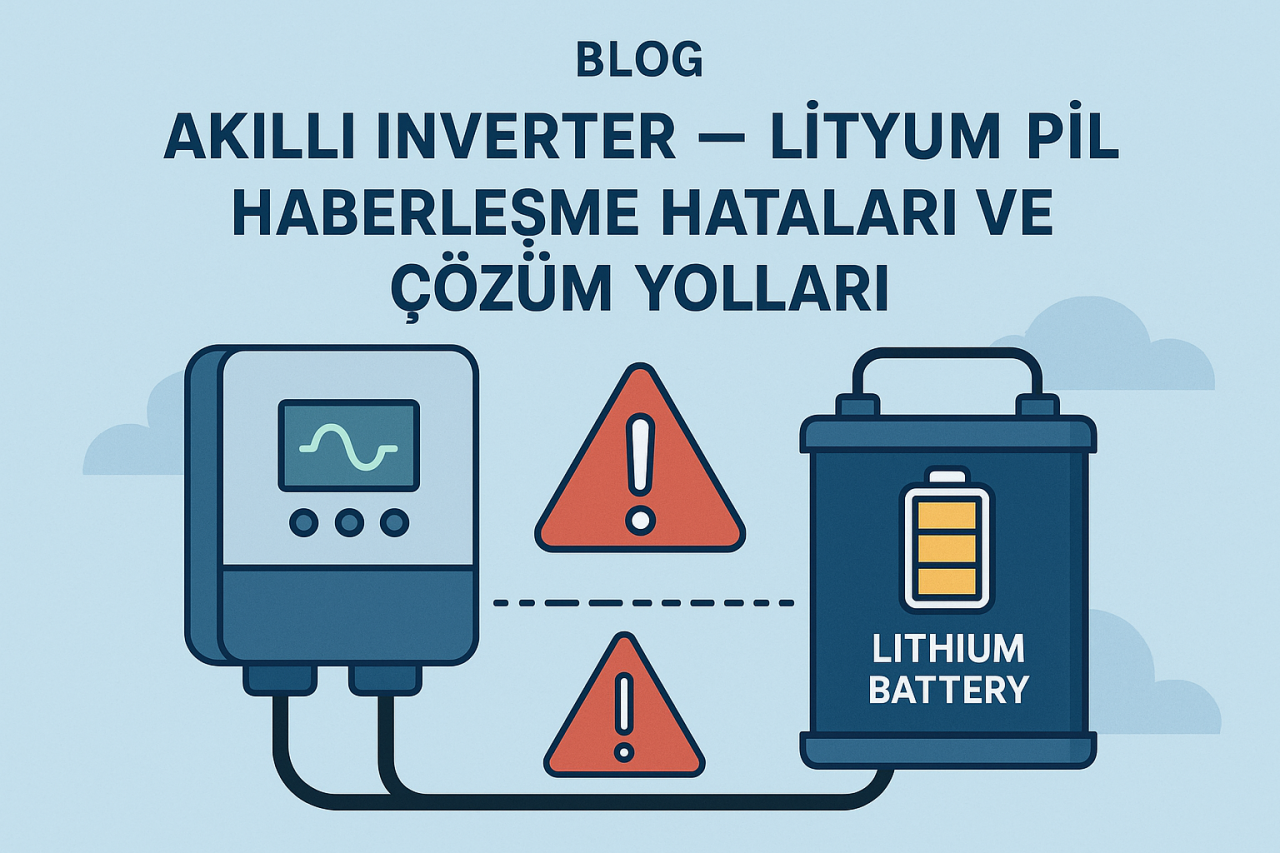 Akıllı İnverter ve Lityum Pil Arasındaki Haberleşmenin Önemi