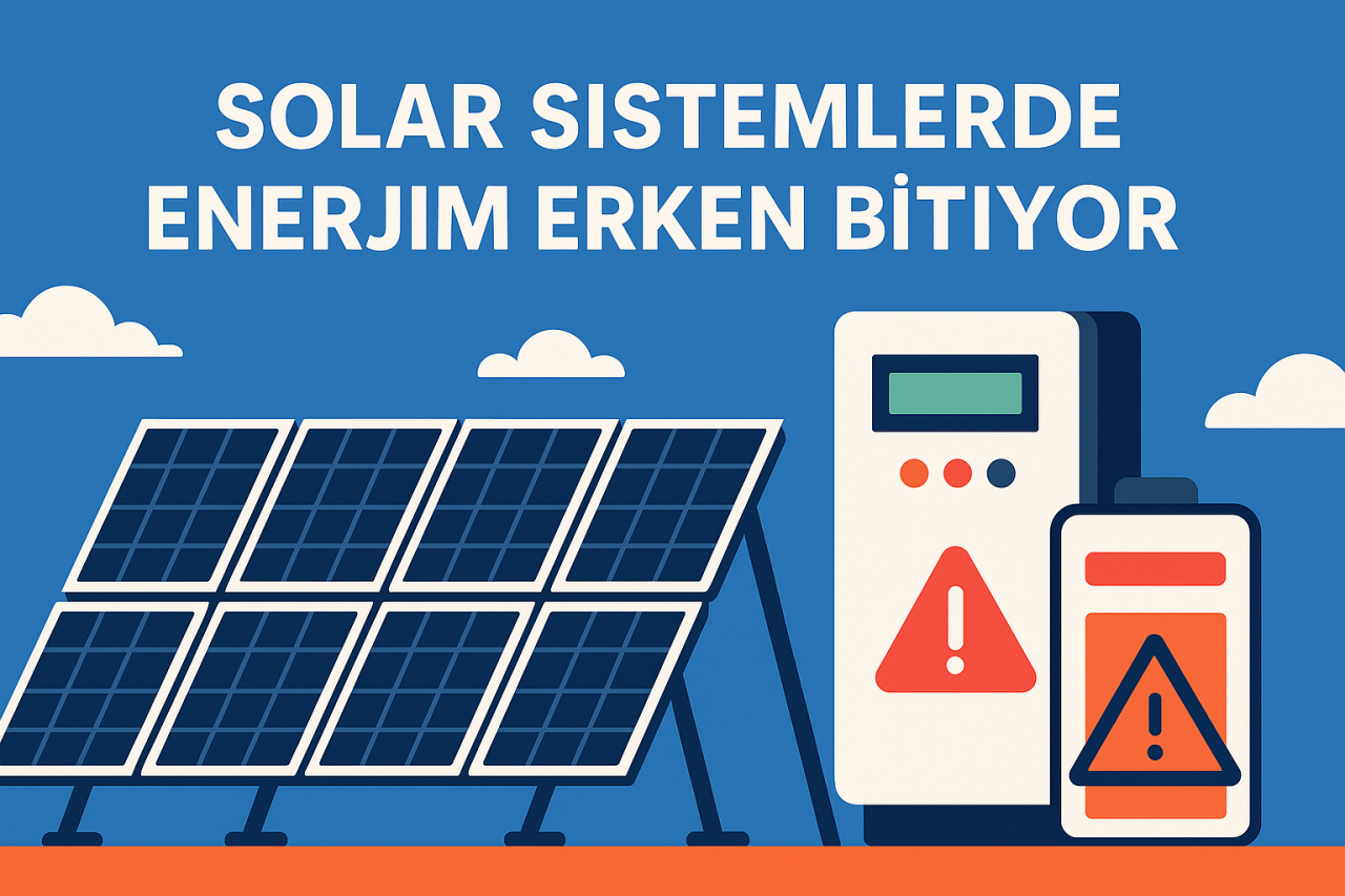 Solar Sistemlerde “Enerjim Erken Bitiyor” Sorunu – Nedenleri ve Çözümleri