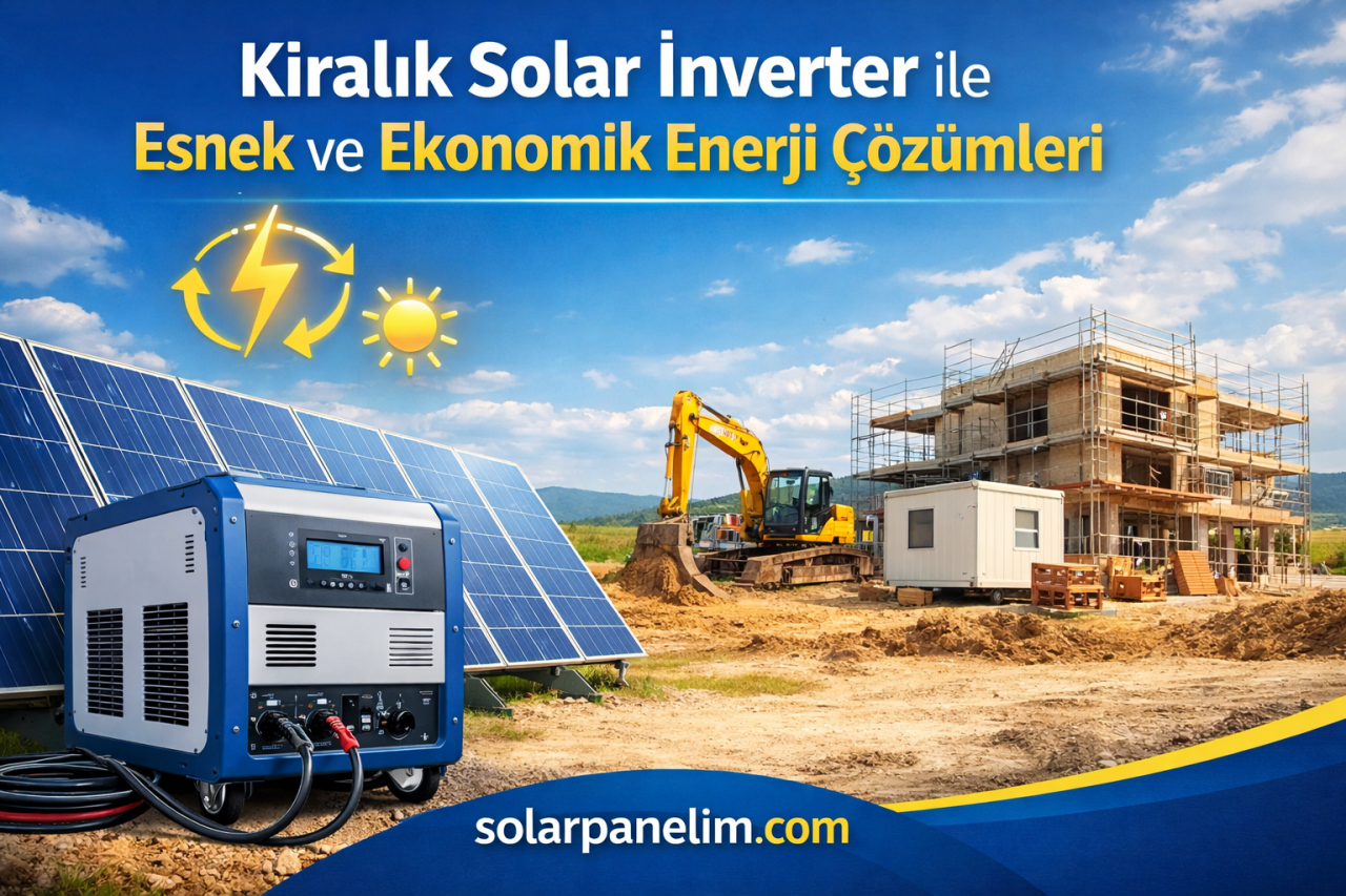 Güneş Enerji Sistemi Kiralama Hizmeti 