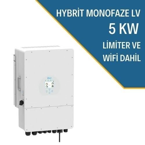 5Kw Hibrit Monofaze İnverter Lv