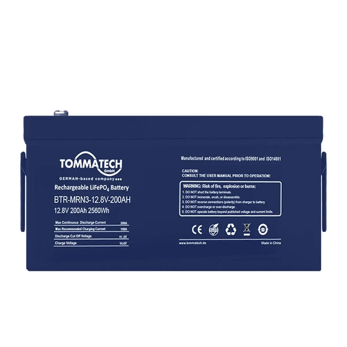 Tommatech LFP MRN1 Series 25.6V 100AH LV