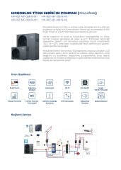 TommaTech 9kW Titan Serisi Isı Pompası(MonoFaze)