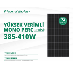 Phono Solar 395W Monokristal Güneş Paneli
