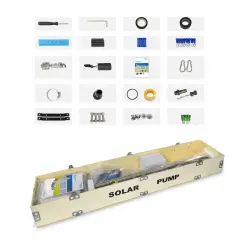Solar Dalgıç Pompa AC-DC 2200W | 11 m³/h Debi & 210 m Hmax – Güneş Enerjisi ve Şebeke Uyumlu