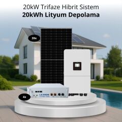 20KW TRİFAZE HİBRİT SİSTEM 1