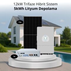 12KW TRİFAZE HİBRİT SİSTEM 1