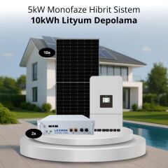 5kW MONOFAZE HİBRİT SİSTEM 2