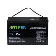 Antfea 12.8V100Ah ABS Lityum Akü LiFePo4