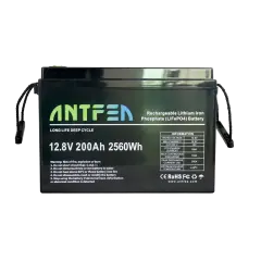 Antfea 12.8V200Ah ABS Lityum Akü LiFePo4