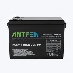 ANTFEA 25.6V 100Ah ABS Lityum Akü LiFePo4