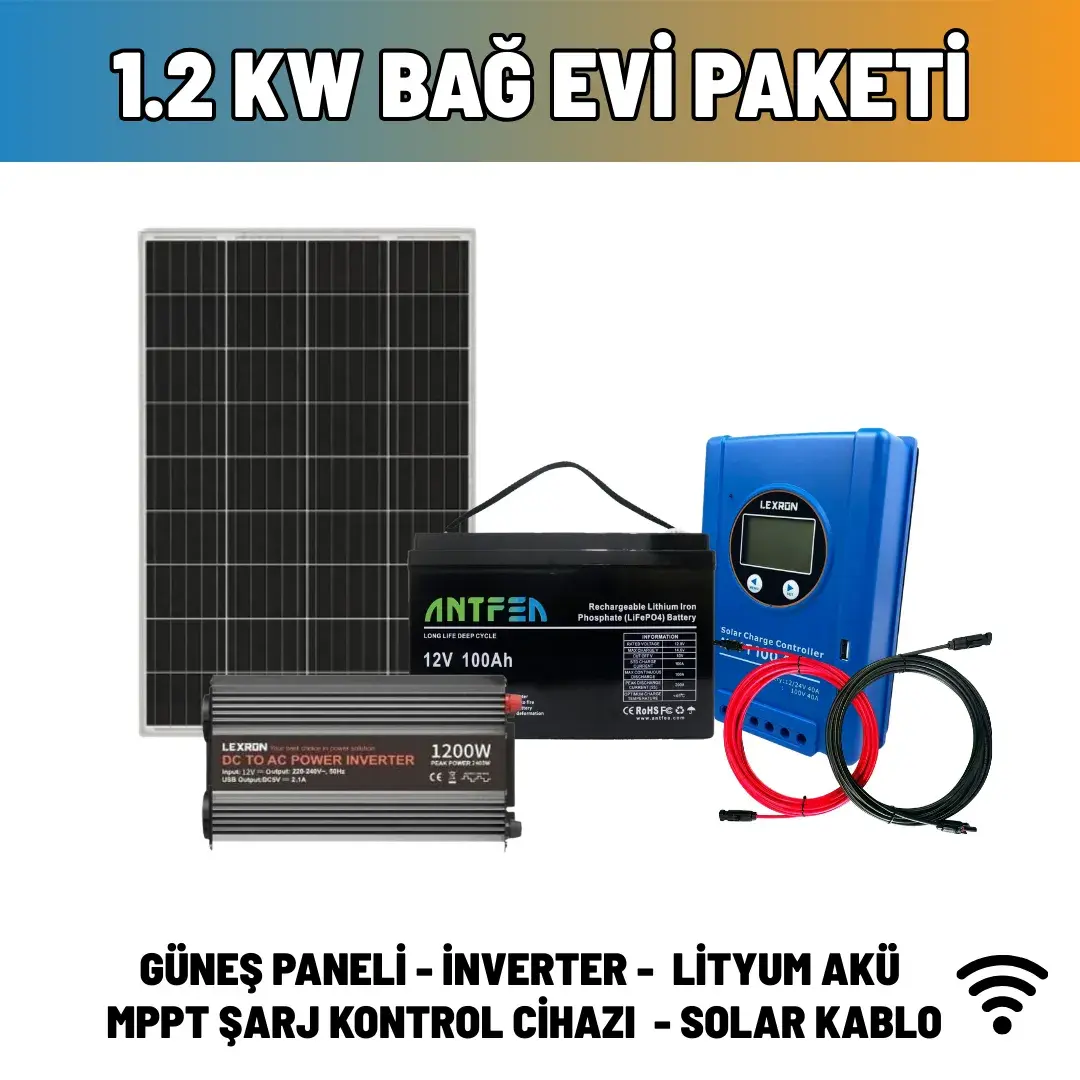 1.2 Kw Bağ Evi Paketi