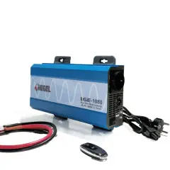 1000W 12V Tam Sinüs AC Şarjlı  Kumandalı İnvertör Bluetooth