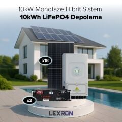 10KW MONOFAZE HİBRİT SİSTEM 1