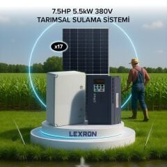7.5HP 5.5kW (380V) TARIMSAL SULAMA SİSTEMİ