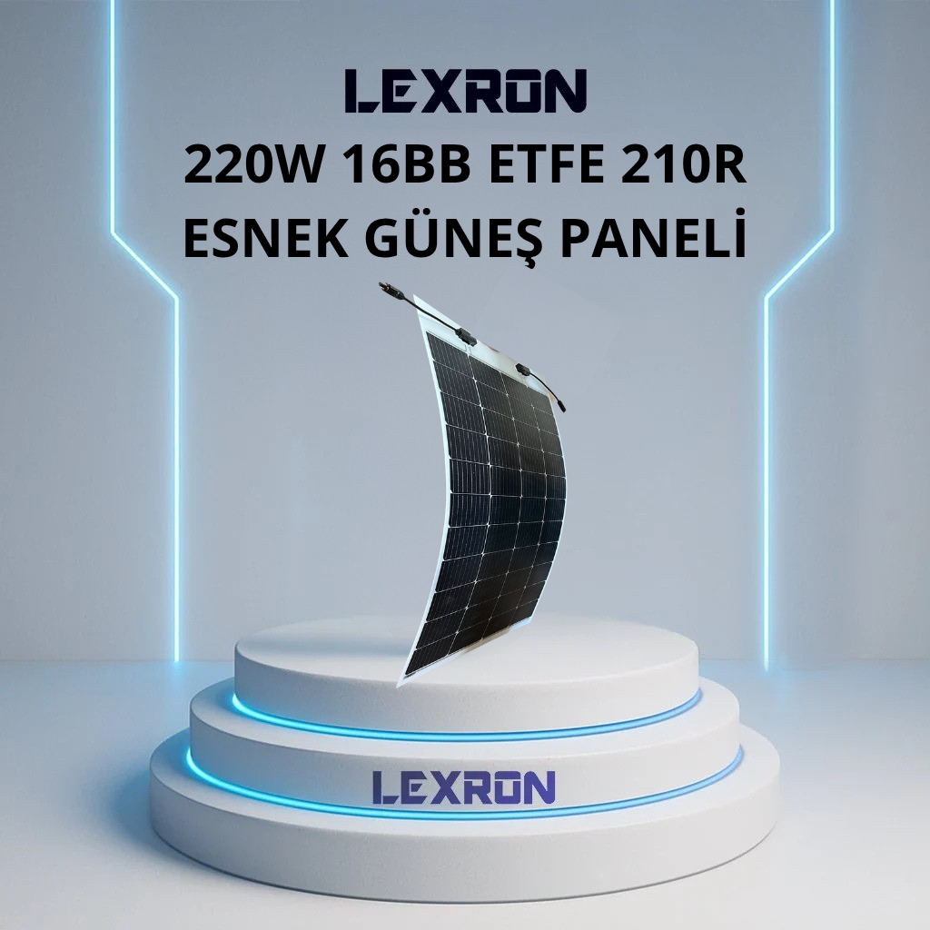 220W 16BB ETFE 210R ESNEK TOPCON GÜNEŞ PANELİ