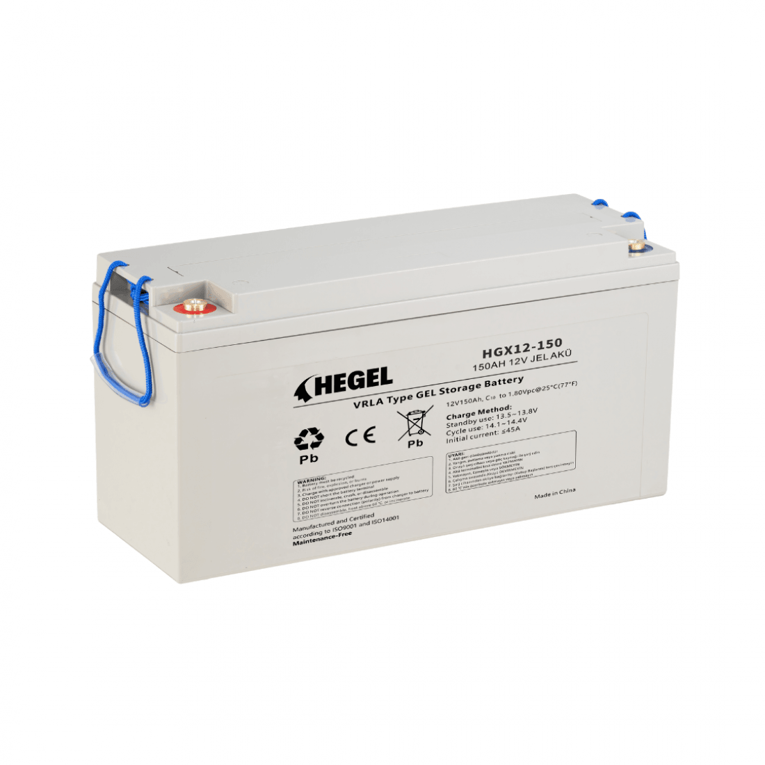 Hegel 150Ah 12V Jel Akü