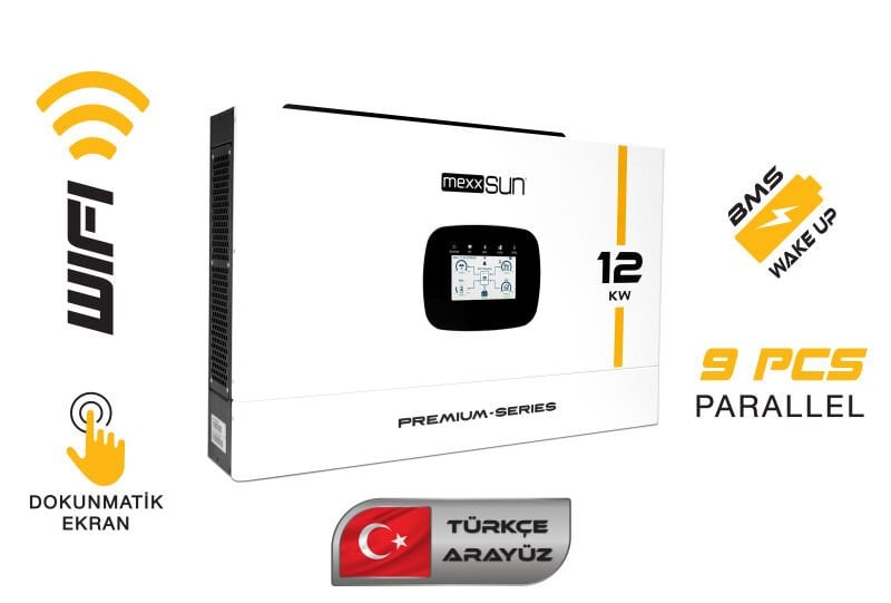 MEXX-P12kW - Premium 48V 12kW (Paralel /Wi-Fi/ Dual Output)