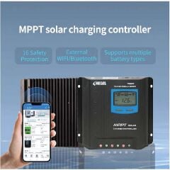 Solar Şarj Kontrol Cihazı Bluetooth Bağlantılı 30A 12/24V Mppt Hegel