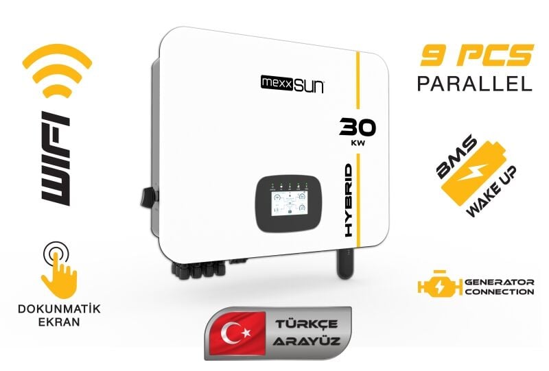 MEXXSUN 30 KW Hibrit HV inverter