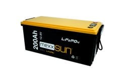MEXXSUN Lityum Akü 12,8V 200Ah (LiFePo4) 2560Wh