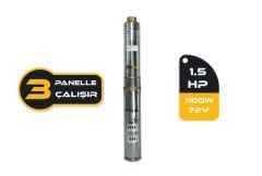 DC Pompa 1.5Hp / 1100W / 72V (4DC6-84-72-1100)