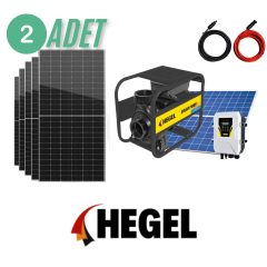 Hegel Salyangoz DC Solar Pompa Seti 48 Volt 550 Watt 5.5 TON/SAAT