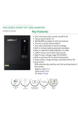 Solinved MAX Serisi 10.2 kW MPPT Off Grid Inverter 10200W, 48V / 500 Voc