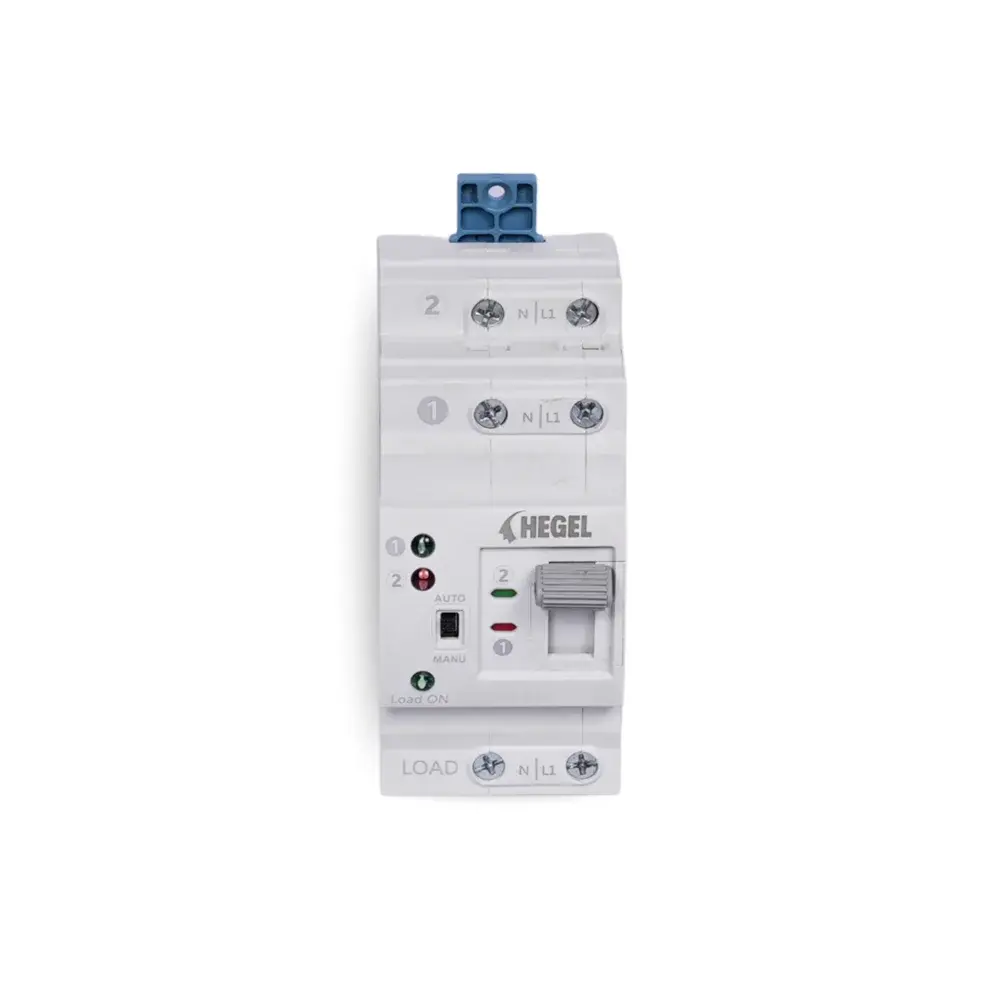 Transfer Switch 2P 63A 230V – Otomatik Güç Kaynağı Değiştirici