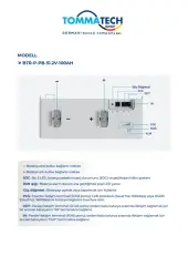 Tommatech LiFePO4 PB Series 51.2V 100AH LV Batarya