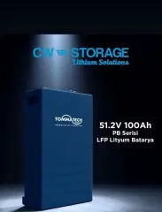 Tommatech LiFePO4 PB Series 51.2V 100AH LV Batarya